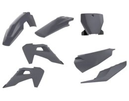POLISPORT KOMPLET PLASTIKÓW HUSQVARNA TC/FC TPI '19-'22 W ZESTAWIE TABLICA PRZEDNIA (8666500005) I OSŁONY AMORTYZATORÓW (8398900
