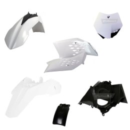 POLISPORT KOMPLET PLASTIKÓW KTM SX 65 '12-'15 KOLOR BIAŁY