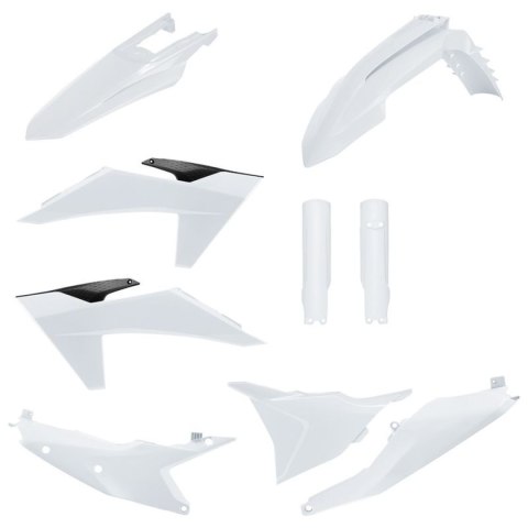 POLISPORT WYPRZEDAŻ KOMPLET PLASTIKÓW (FULL KIT) KTM EXC/EXC-F/XC-W/XC-WF TBI '24-'25 W ZESTAWIE OSŁONY AMORTYZATORÓW (835250000