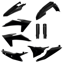 POLISPORT WYPRZEDAŻ KOMPLET PLASTIKÓW (FULL KIT) KTM EXC/EXC-F/XC-W/XC-WF TBI '24-'25 W ZESTAWIE OSŁONY AMORTYZATORÓW (835250000