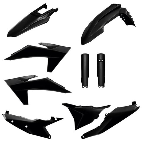 POLISPORT WYPRZEDAŻ KOMPLET PLASTIKÓW (FULL KIT) KTM EXC/EXC-F/XC-W/XC-WF TBI '24-'25 W ZESTAWIE OSŁONY AMORTYZATORÓW (835250000
