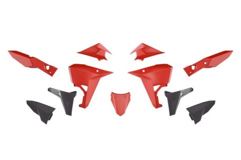 RACETECH (RTECH) 2025/12 KOMPLET PLASTIKÓW (REVOLUTION) (BEZ PRZEDNIEGO BŁOTNIKA) KOVE X PRO / RALLY 800 '24-'25 KOLOR CZARNY / 