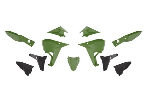 RACETECH (RTECH) 2025/12 KOMPLET PLASTIKÓW (REVOLUTION) (BEZ PRZEDNIEGO BŁOTNIKA) KOVE X PRO / RALLY 800 '24-'25 KOLOR CZARNY / 