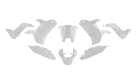 RACETECH (RTECH) KOMPLET PLASTIKÓW (BEZ PRZEDNIEGO BŁOTNIKA) T7 REVOLUTION YAMAHA TENERE 700 '19-'24 KOLOR BIAŁY