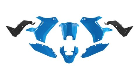 RACETECH (RTECH) KOMPLET PLASTIKÓW (BEZ PRZEDNIEGO BŁOTNIKA) T7 REVOLUTION YAMAHA TENERE 700 '19-'24 KOLOR JASNY NIEBIESKI/CZARN