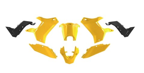 RACETECH (RTECH) KOMPLET PLASTIKÓW (BEZ PRZEDNIEGO BŁOTNIKA) T7 REVOLUTION YAMAHA TENERE 700 '19-'24 KOLOR ŻÓŁTY/CZARNY
