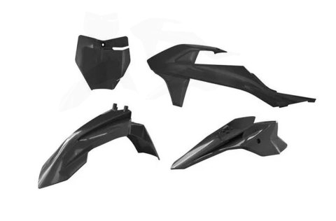 RACETECH (RTECH) KOMPLET PLASTIKÓW GAS GAS MC 50 '24-'25 KOLOR CZARNY