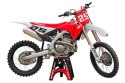 UFO 2025/11 KOMPLET PLASTIKÓW (FULL KIT) Z OSŁONAMI TELESKOPÓW (AMORTYZATORÓW) HONDA CRF 250 R / 450 R '25-'26 KOLOR BIAŁY / CZE