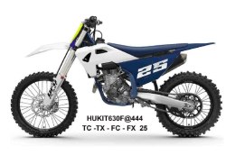 UFO 2025/11 KOMPLET PLASTIKÓW (FULL KIT) Z OSŁONAMI TELESKOPÓW (AMORTYZATORÓW) HUSQVARNA TC 125 / 150 / 250 / 300 '25-'26, TX 30