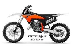UFO 2025/11 KOMPLET PLASTIKÓW (FULL KIT) Z OSŁONAMI TELESKOPÓW (AMORTYZATORÓW) KTM SX 125 / 150 / 250 / 300 '25-'26, SXF (SX-F) 