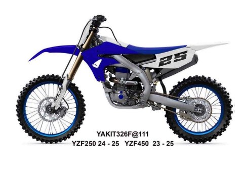 UFO 2025/11 KOMPLET PLASTIKÓW (FULL KIT) Z OSŁONAMI TELESKOPÓW (AMORTYZATORÓW) YAMAHA YZF 250 '24-'26, YZF 450 '23-'25 KOLOR NIE