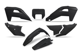 UFO 2025/11 KOMPLET PLASTIKÓW HUSQVARNA FE 250 / 350 / 450 / 501 '25-'26, TE 250 / 300 HERITAGE '25-'26 KOLOR CZARNY