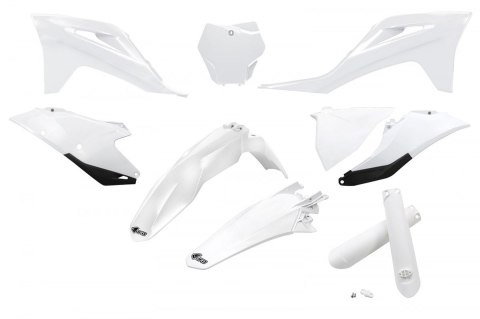 UFO KOMPLET PLASTIKÓW (FULL KIT) Z OSŁONAMI TELESKOPÓW (AMORTYZATORÓW) GAS GAS MC 125 / 250 '21-'23, EX 250 / 300 '21-'23, MC-F 