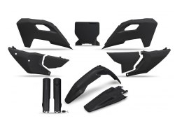 UFO KOMPLET PLASTIKÓW (FULL KIT) Z OSŁONAMI TELESKOPÓW (AMORTYZATORÓW) HUSQVARNA TC 125 / 250 '23-'24, FC 250 / 350 / 450 '23-'2