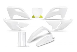 UFO KOMPLET PLASTIKÓW (FULL KIT) Z OSŁONAMI TELESKOPÓW (AMORTYZATORÓW) HUSQVARNA TC 125 / 250 '23-'24, FC 250 / 350 / 450 '23-'2