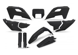 UFO KOMPLET PLASTIKÓW (FULL KIT) Z OSŁONAMI TELESKOPÓW (AMORTYZATORÓW) HUSQVARNA TE 150 / 250 / 300 '24-'25, FE 250 / 350 / 450 