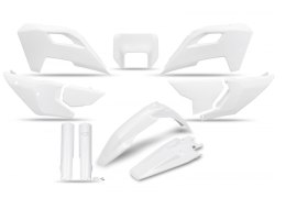 UFO KOMPLET PLASTIKÓW (FULL KIT) Z OSŁONAMI TELESKOPÓW (AMORTYZATORÓW) HUSQVARNA TE 150 / 250 / 300 '24-'25, FE 250 / 350 / 450 