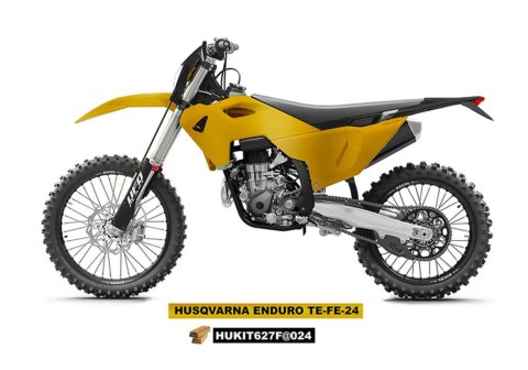 UFO KOMPLET PLASTIKÓW (FULL KIT) Z OSŁONAMI TELESKOPÓW (AMORTYZATORÓW) HUSQVARNA TE 150 / 250 / 300 '24-'25, FE 250 / 350 / 450 