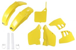 UFO KOMPLET PLASTIKÓW (FULL KIT) Z OSŁONAMI TELESKOPÓW (AMORTYZATORÓW) SUZUKI RM 250 '89-'91 KOLOR OEM (ŻÓŁTY) (SU398E999)