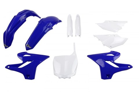UFO KOMPLET PLASTIKÓW (FULL KIT) Z OSŁONAMI TELESKOPÓW (AMORTYZATORÓW) YAMAHA YZ 125 '15-'21, YZ 250 '15-'21 KOLOR OEM (NIEBIESK