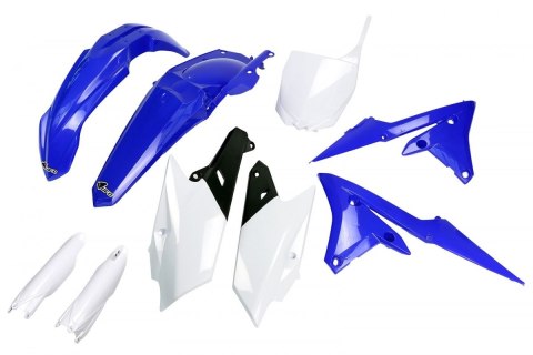 UFO KOMPLET PLASTIKÓW (FULL KIT) Z OSŁONAMI TELESKOPÓW (AMORTYZATORÓW) YAMAHA YZF 250 '14-'18, YZF 450 '14-'17 KOLOR OEM '18 (NI