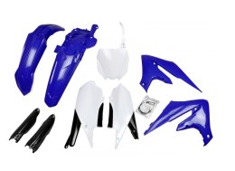 UFO KOMPLET PLASTIKÓW (FULL KIT) Z OSŁONAMI TELESKOPÓW (AMORTYZATORÓW) YAMAHA YZF 250 '19-'23, YZF 450 '18-'22 KOLOR OEM NIEBIES
