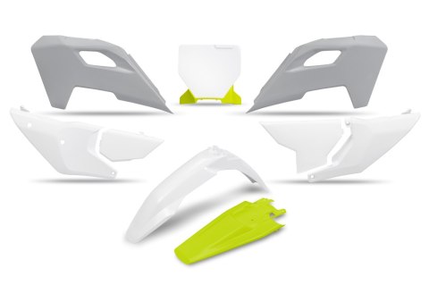 UFO KOMPLET PLASTIKÓW HUSQVARNA TC 125 / 250 '23-'24, FC 250 / 350 / 450 '23-'24, FX 350 / 450 '23-'24, TX 300 '24, KOLOR OEM '2