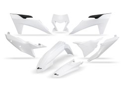 UFO KOMPLET PLASTIKÓW KTM EXC 150 / 250 / 300 TBI '24-'25, EXC-F 250 / 350 / 450 / 500 '24-'25 KOLOR BIAŁY