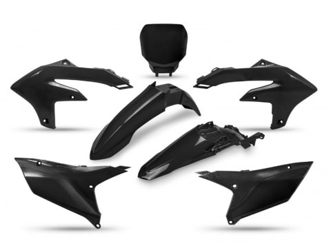 UFO KOMPLET PLASTIKÓW YAMAHA YZF 250 '24-'26, YZF 450 '23-'25 KOLOR CZARNY