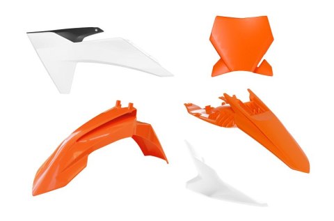 RACETECH (RTECH) KOMPLET PLASTIKÓW KTM SX 65 '24-'25 KOLOR OEM ( POMARAŃCZOWY / BIAŁY / CZARNY )