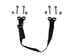 BIKETEC PAS (PASEK) TEKSTYLNY DO WYCIĄGANIA MOTOCYKLA NA PRZÓD DO MOTOCYKLI Z ŚRUBAMI I TULEJKAMI KTM / GASGAS/ HUSQVARNA / BETA
