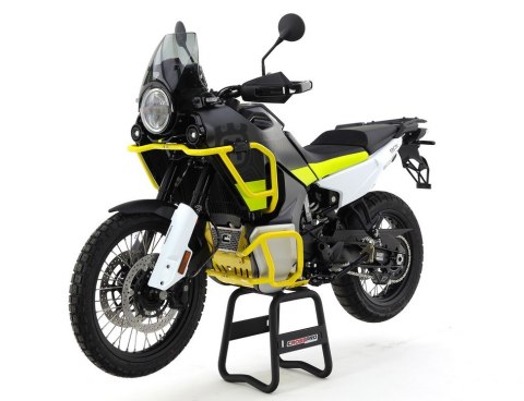 CROSSPRO GMOLE ALUMINIOWE OSŁONY SILNIKA I CHŁODNIC HUSQVARNA NORDEN 901 '22-'23, NORDEN 901 EXPEDITION '23- KOLOR CZARNY