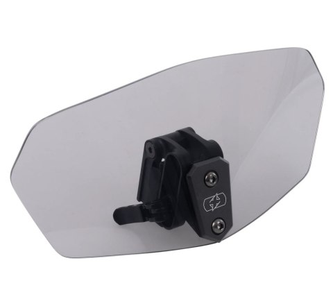 OXFORD WINDSHIELD DEFLEKTOR REGULOWANY NA SZYBĘ PRZYCIEMNIANY (DYMIONY) (SMOKED) 260 x 125MM - drobne rysy