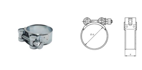 PROMX OBEJMA GBS SILVER 30/20 - 29-31MM - W1 -1 SZTUKA