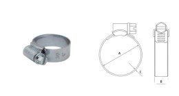 PROMX OPASKA ŚLIMAKOWA HI-GRIP W1 - 35-45/13MM - 5 SZTUK