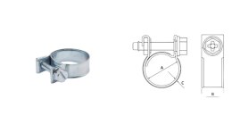 PROMX OPASKA ŚRUBOWA W1 MINI 13-15/9MM - 5 SZTUK