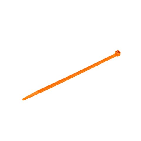 PROMX OPASKA ZACISKOWA (TRYTYTKA) 2,5X200MM KOLOR POMARAŃCZOWY - 100 SZTUK