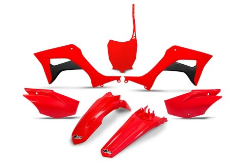 UFO 2026/07 KOMPLET PLASTIKÓW HONDA CRF 110F '19-26, CRF 125 '25-'27 KOLOR CZERWONY OEM