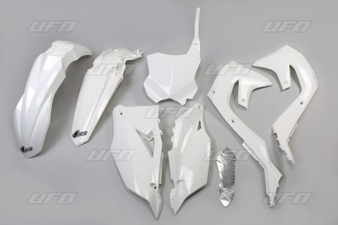 UFO KOMPLET PLASTIKÓW KAWASAKI KXF 250 '21-24, KXF 450 '19-23 KOLOR BIAŁY (KA227E047)
