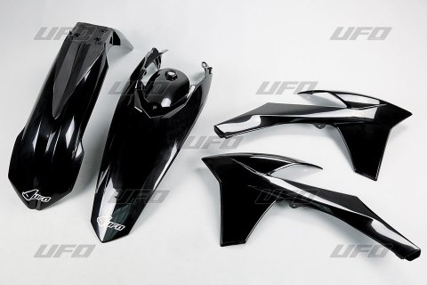 UFO KOMPLET PLASTIKÓW KTM EXC '12-'13 KOLOR CZARNY (KT513E001)